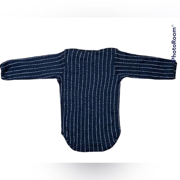 Message In The Bottle Pinstripe Onesie - Picture 2 of 5